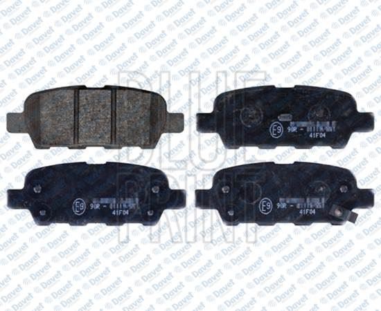 BLUEPRINT ADN142137 Arka Fren Balatasi Nissan X Trail 00-> Qashqai 07->11 Juke 10>